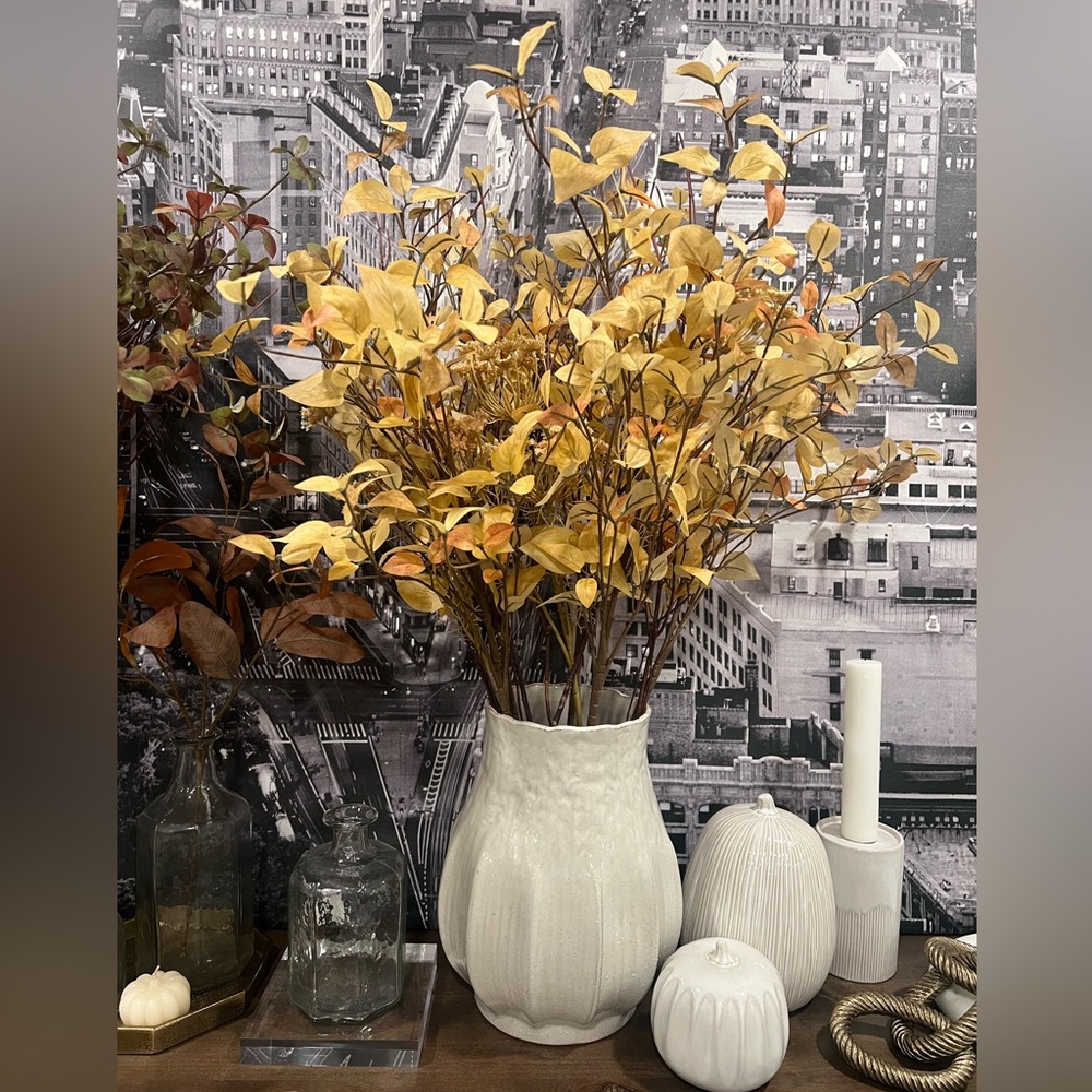 Hearth & Hand Golden Dogwood Artificial Fall Stem